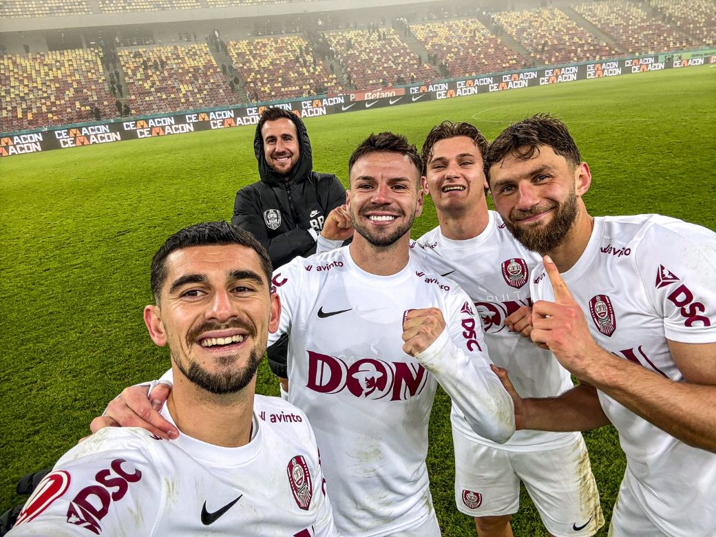 Marcatorii golurilor din meciul cu FCSB / Foto: CFR 1907 Cluj Facebook