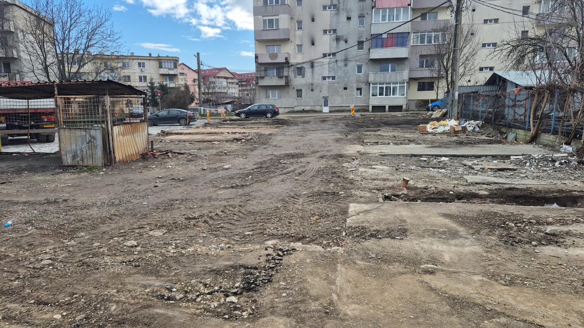 Garajele din zona centrală din Apahida au fost demolate | Foto: Facebook