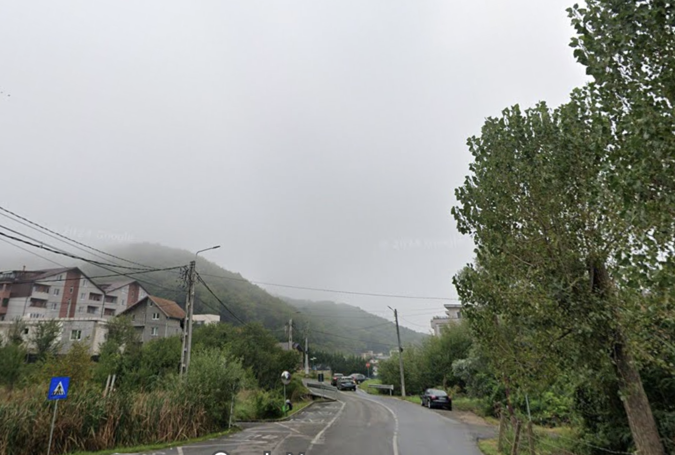 Lucrări de modernizare pe o stradă din Florești | Foto: Google Maps