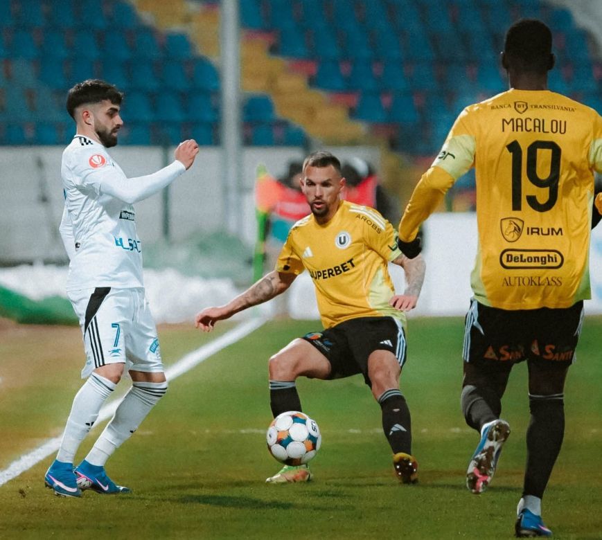 Dino Mikanovic va fi suspendat pentru acest meci / Foto: FC Universitatea Cluj Facebook