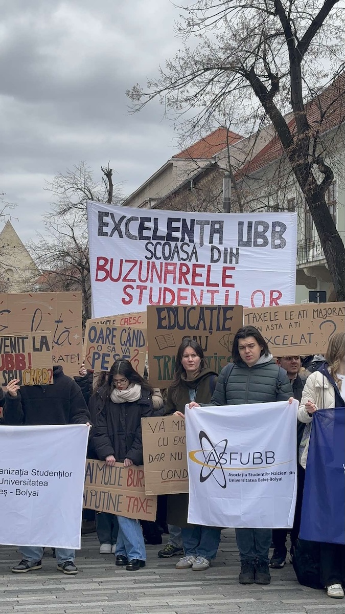 Studenții și conducerea UBB nu au ajuns încă la un numitor comun pe tema taxelor  | Foto: Mădălina IVAN