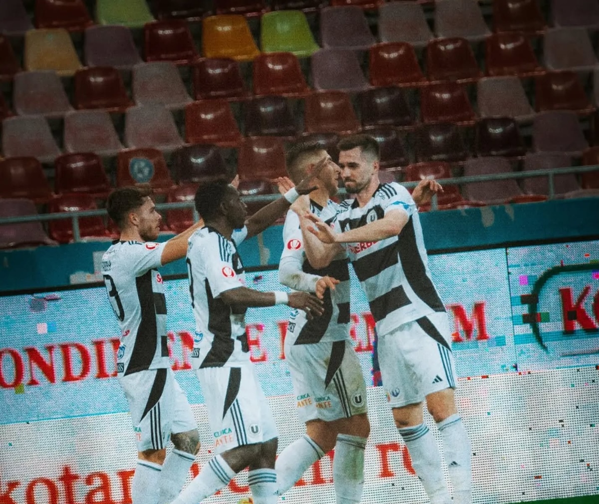 Universitatea Cluj a câștigat fără probleme duelul cu FCSB | Foto: FC Universitatea Cluj