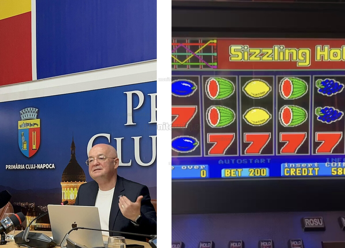 Primarul Emil Boc a spus că va lua o decizie calculată în privința păcănelelor din Municipiul Cluj-Napoca | Foto: monitorulcj.ro