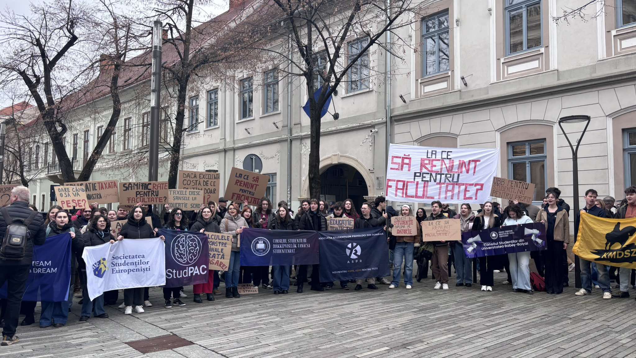Studenții au negociat cu UBB Cluj | Foto: Mădălina IVAN