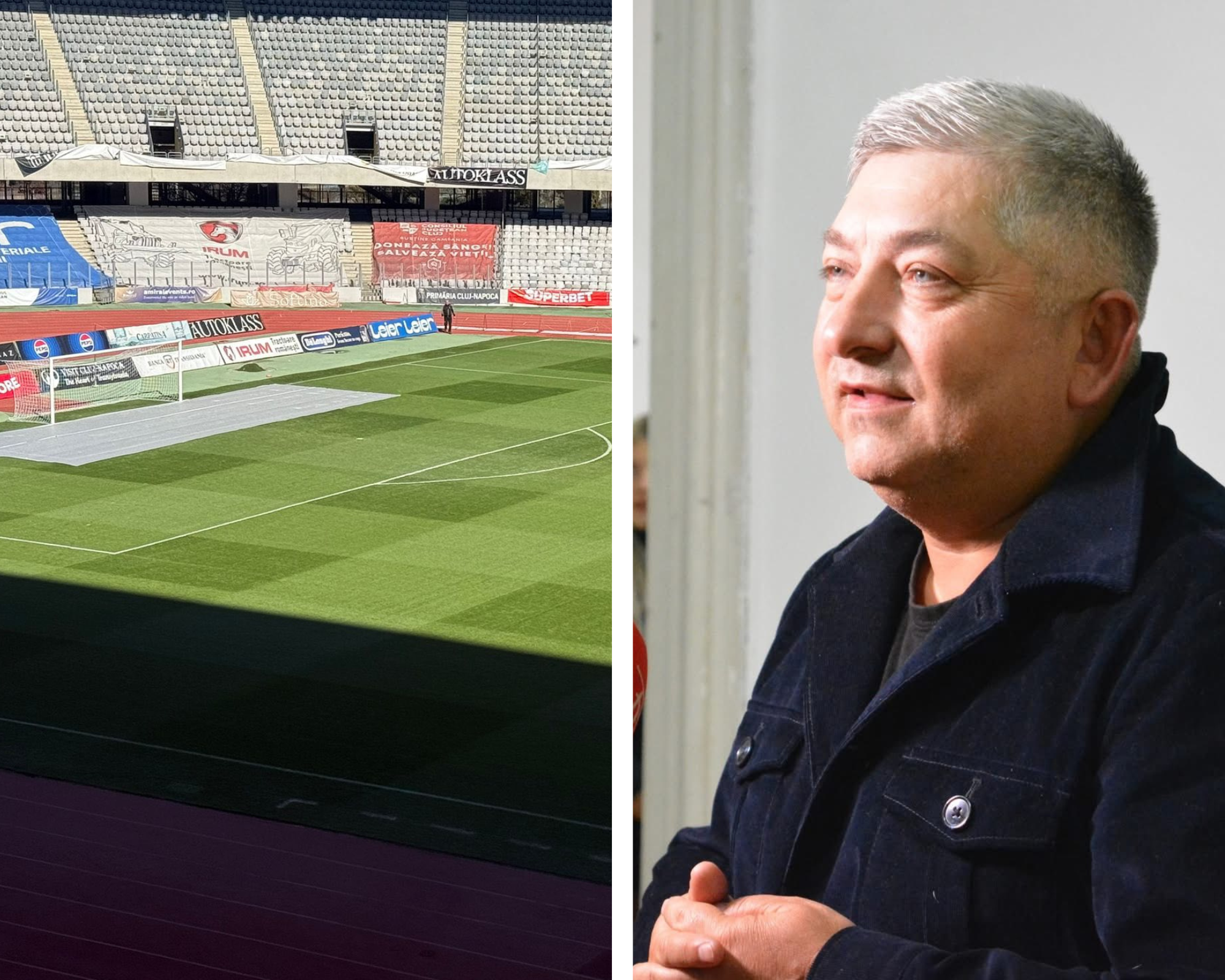 Soluția modernă pentru întreținerea gazonului de pe Cluj Arena