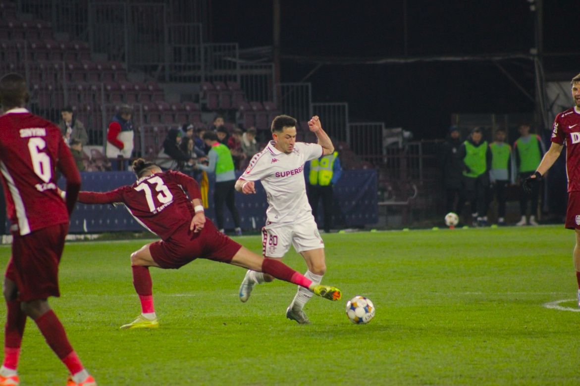 CFR Cluj a câștigat în fața Rapidului / Foto: Mădălina IVAN