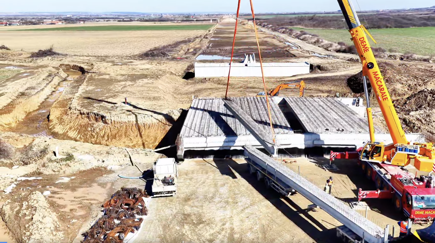 Lucrările pe Lotul Chiribiș - Biharia de pe Autostrada Transilvania au ajuns la 35% | Foto: Facebook