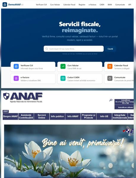 Un clujean face un site funcțional pentru ANAF! În glumă