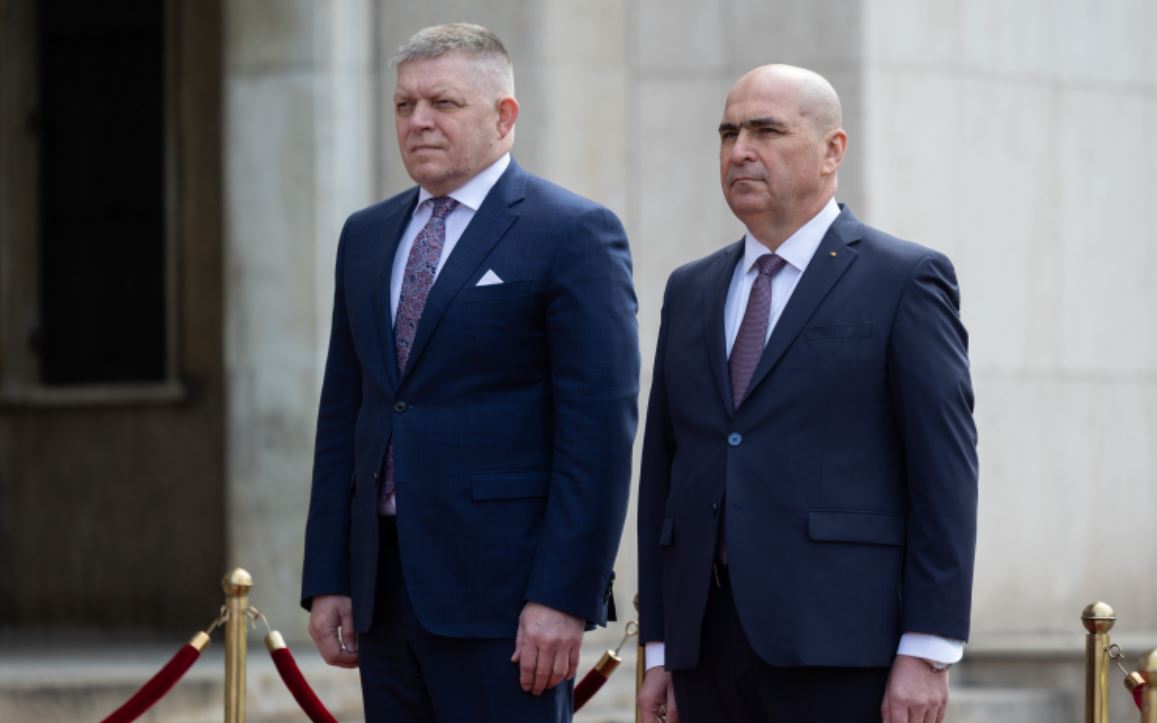 Primirea oficială de către premierul Ilie Bolojan a prim-ministrului Slovaciei