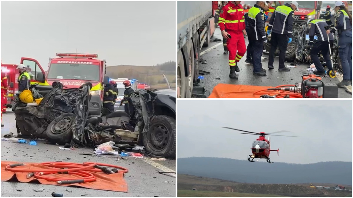 Intervenție de amploare la accidentul mortal din Sânpaul