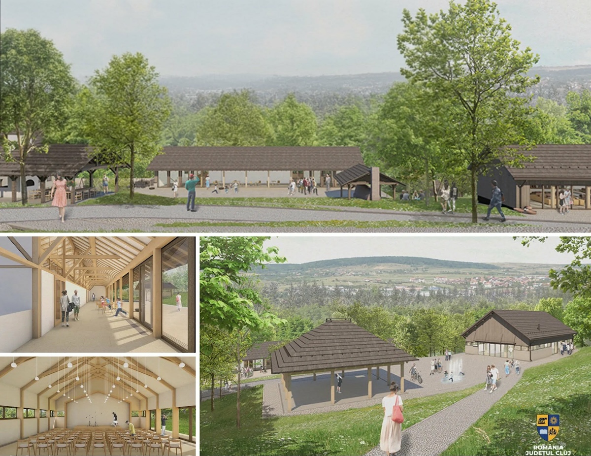 Consiliul Județean Cluj a scos la licitație lucrările de execuție pentru proiectul de revitalizare a Parcului Etnografic „Romulus Vuia” din Hoia | Foto: Consiliul Județean Cluj