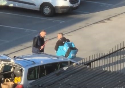 Bărbatul care a agresat un curier în zona străzii Între Lacuri