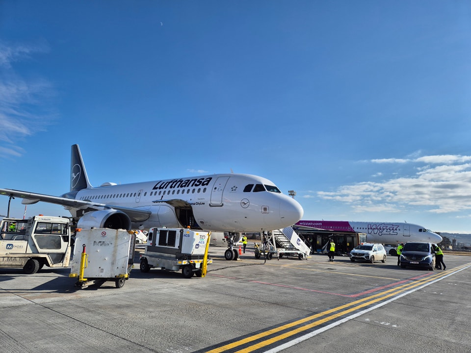 Continuă ANULAREA zborurilor la Aeroportul Internațional Cluj din cauza grevei angajaților Lufthansa | Foto: Facebook
