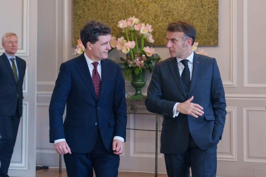 Președintele Nicușor Dan și Emanuel Macron