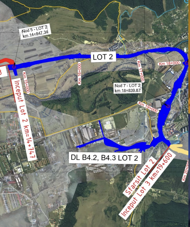 Licitația pentru lotul al doilea al centurii metropolitane Cluj