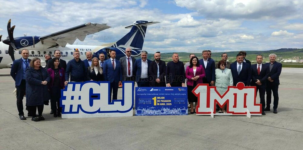 Pasagerul 1 mil. la Aeroportul Internațional Cluj