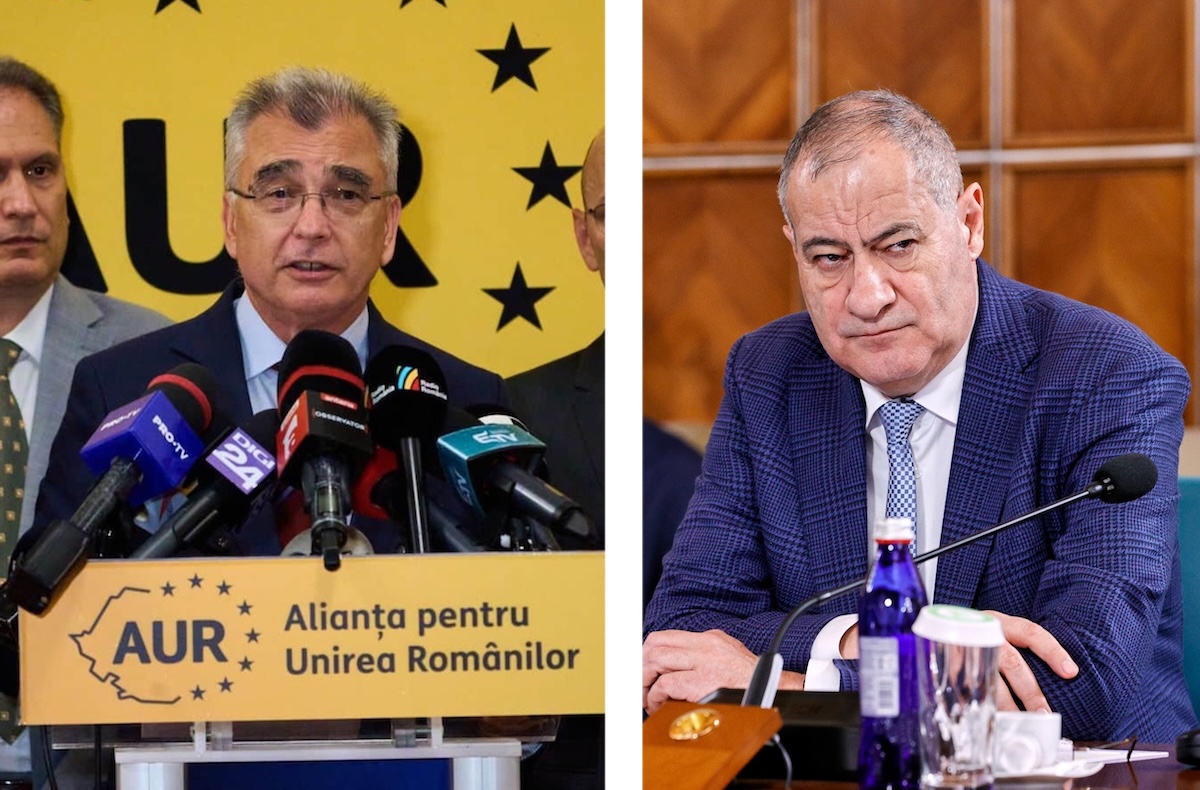 Petrișor Peiu (stânga)