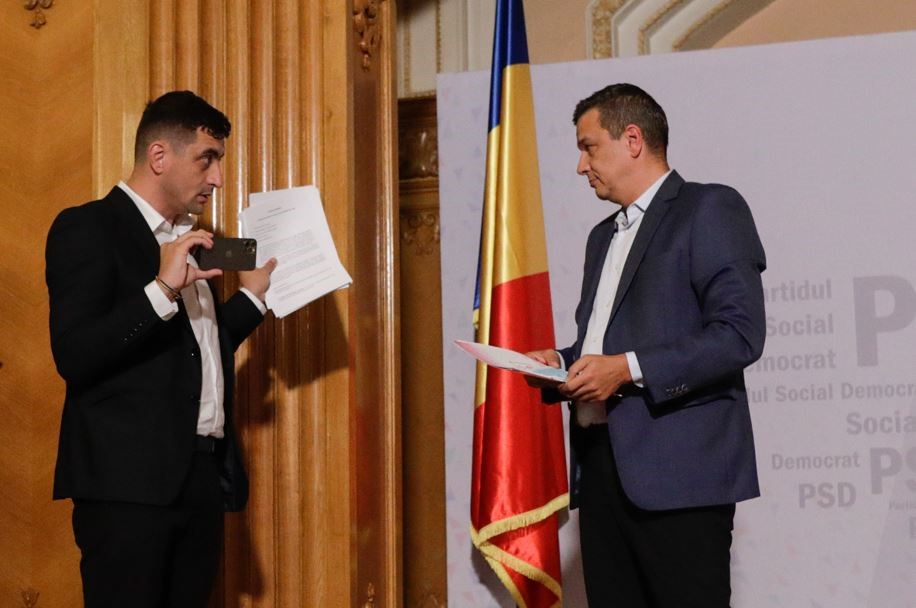 George Simion (AUR): „Vom susține eventualele moțiuni de cenzură”|Foto: Inquam Photos / George Călin
