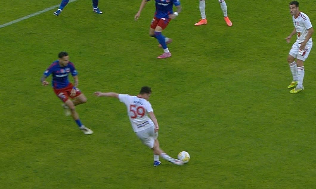 Techereș a marcat un gol superb în această etapă / Foto: Prima Sport