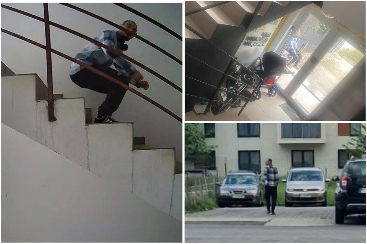 Fotografii publicate de locuitorii din Florești pentru identificarea individului / Facebook - „trăiesc în Florești”