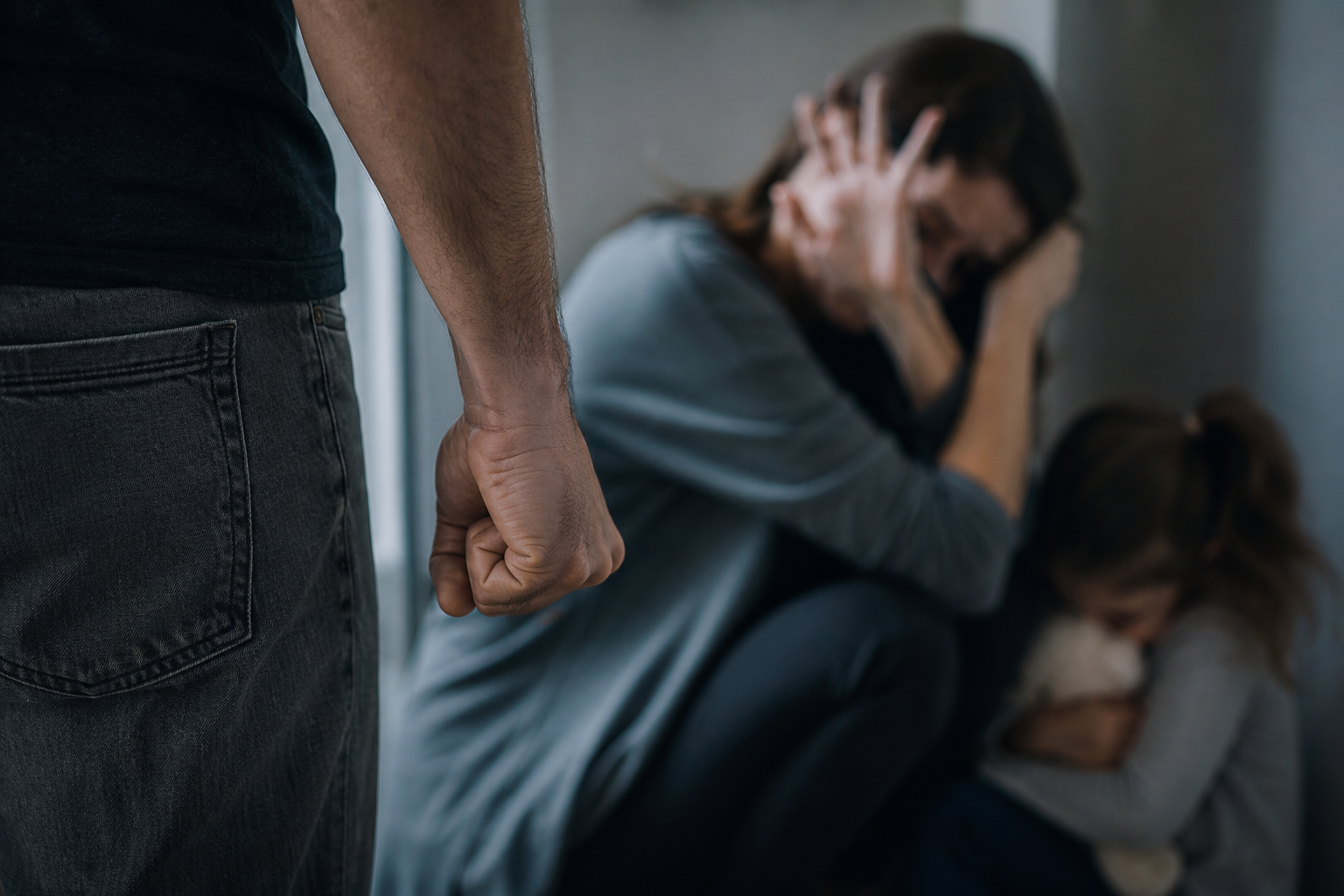 Un bărbat din Cluj a fost condamnat definitiv la închisoare după ce și-a agresat concubina și a încălcat de șapte ori ordinul de protecție emis împotriva sa. | Imagine generată cu ajutorul AI