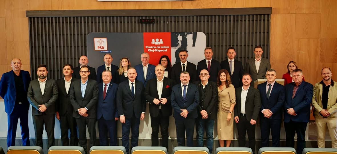 Social-democrații clujeni au votat noua structură de conducere în cadrul Conferinței Municipale. | Foto: Facebook - Ovidiu Săcară