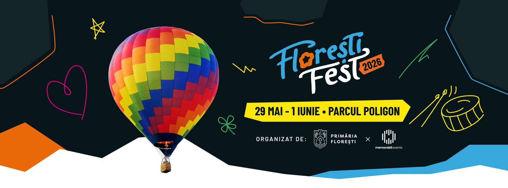 Florești Fest 2026 va avea loc în perioada 29 mai – 1 iunie