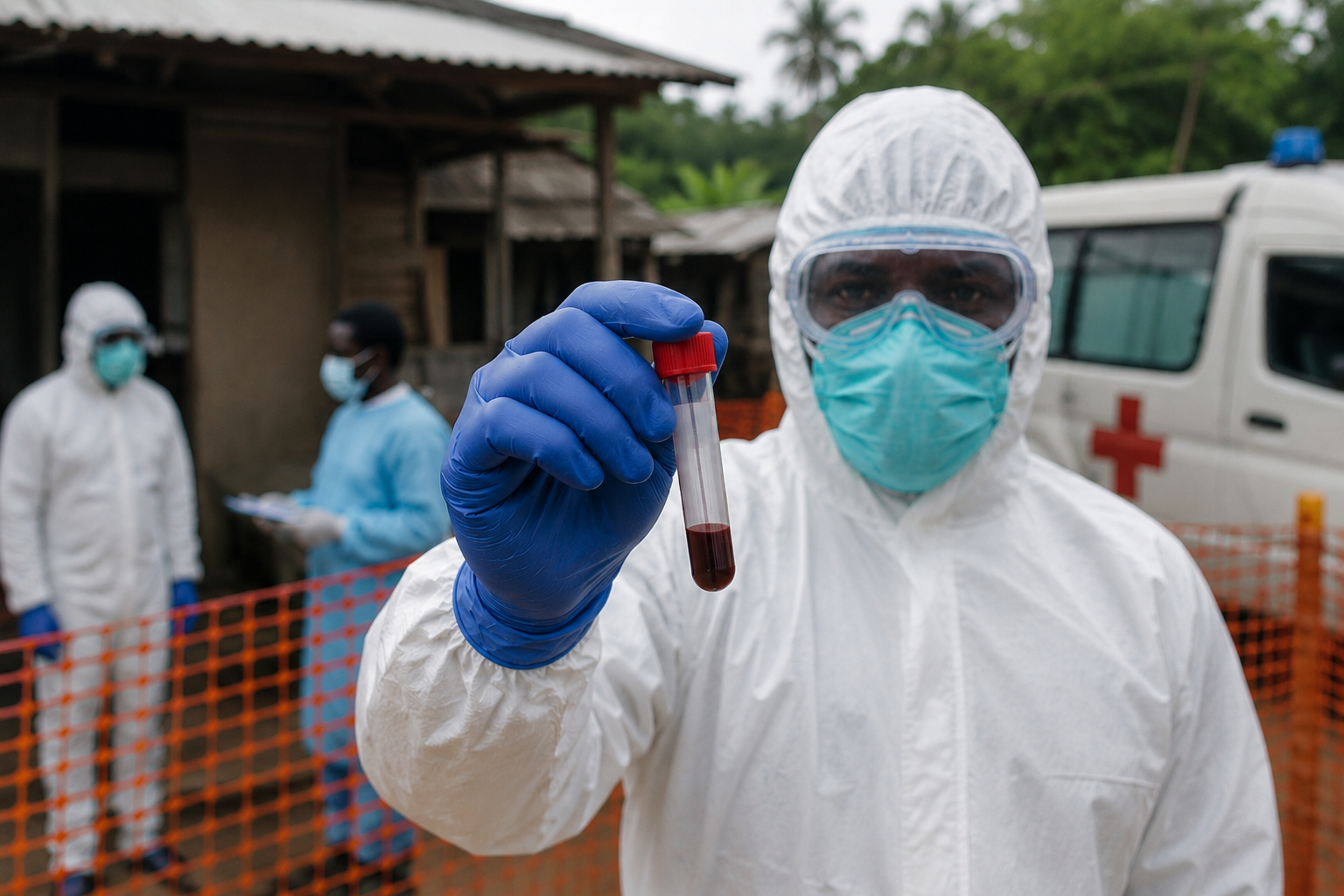 Organizația Mondială a Sănătății a declarat oficial focarul de Ebola din Republica Democratică Congo și Uganda drept „urgență de sănătate publică de interes internațional". | Imagine generată cu ajutorul AI