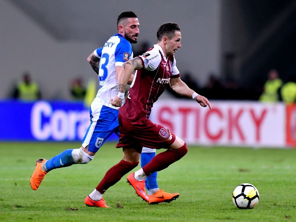 Ciprian Deac are peste 500 de meciuri în tricoul CFR-ului | Foto: DAVID PASARIS (C) / AGERPRES FOTO