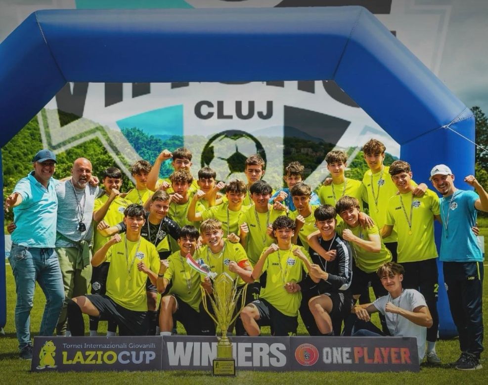 Viitorul Cluj a câștigat Lazio Cup la U17 / Foto: Academia de Fotbal Viitorul Cluj