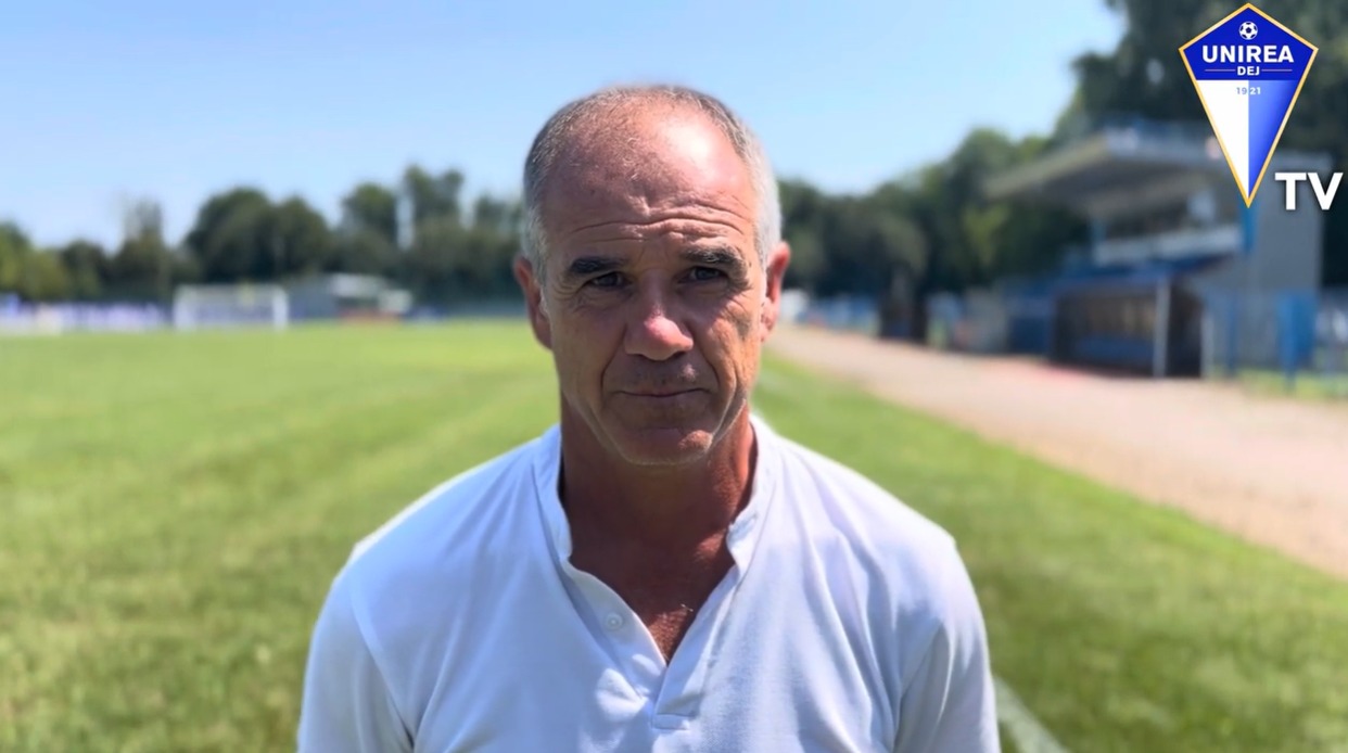 Dacian Nastai a antrenat la Unirea Dej când echipa era în Liga 2 / Foto: FC Unirea Dej Facebook