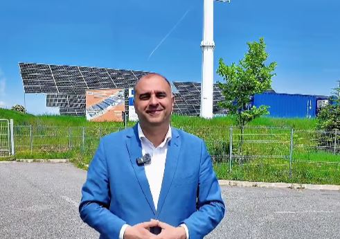 Clujul pregătește un parc fotovoltaic cu 7.000 de panouri solare. Viceprimarul Dan Tarcea: „Energie verde nu mai este o opțiune”.|Foto: Dan Ștefan Tarcea - Facebook
