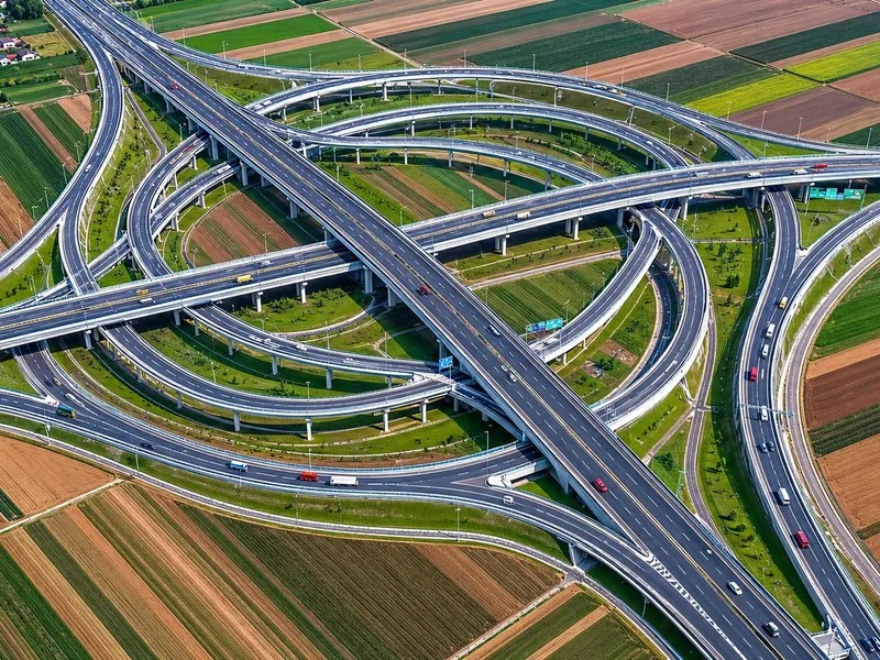 Nod rutier gigantic pentru conectarea Autostrăzii Moldovei cu Autostrada Unirii: mega-turbion pe 220 de hectare și pasaje spectaculoase|Foto: Facebook