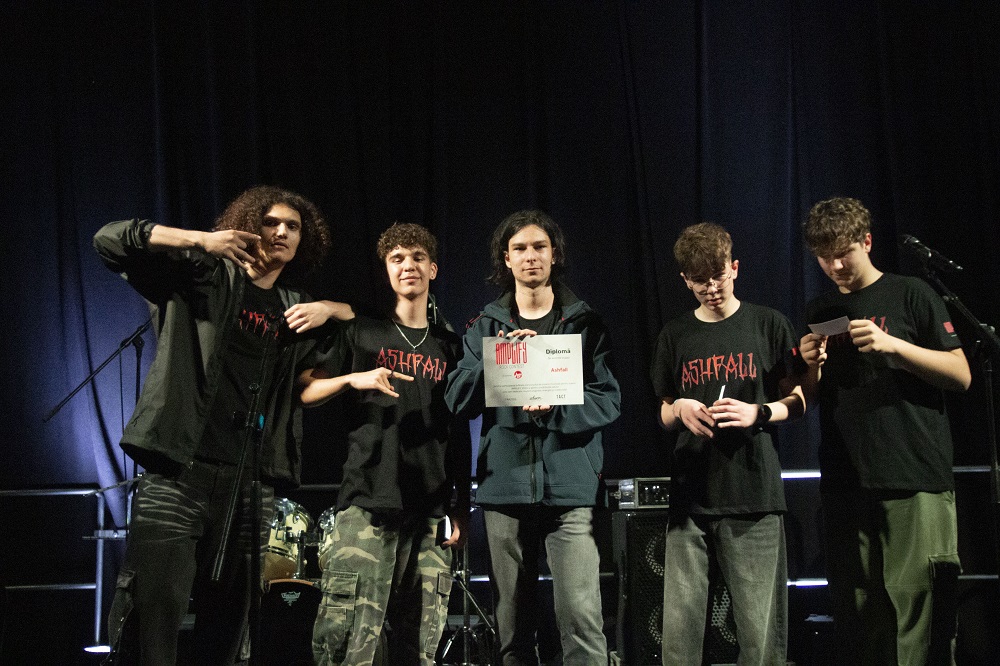 Trupa The Ashfall a câștigat locul II la prima ediție Amplify Rock Contest