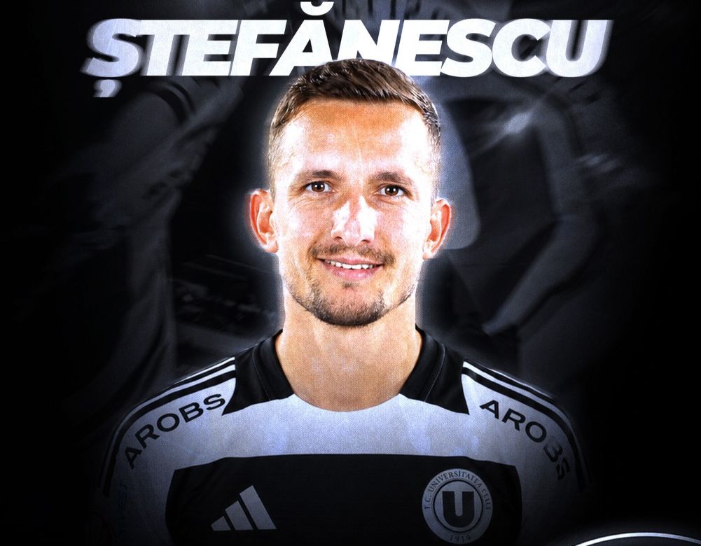 Marius Ștefănescu a semnat cu U Cluj / Foto: FC Universitatea Cluj Facebook