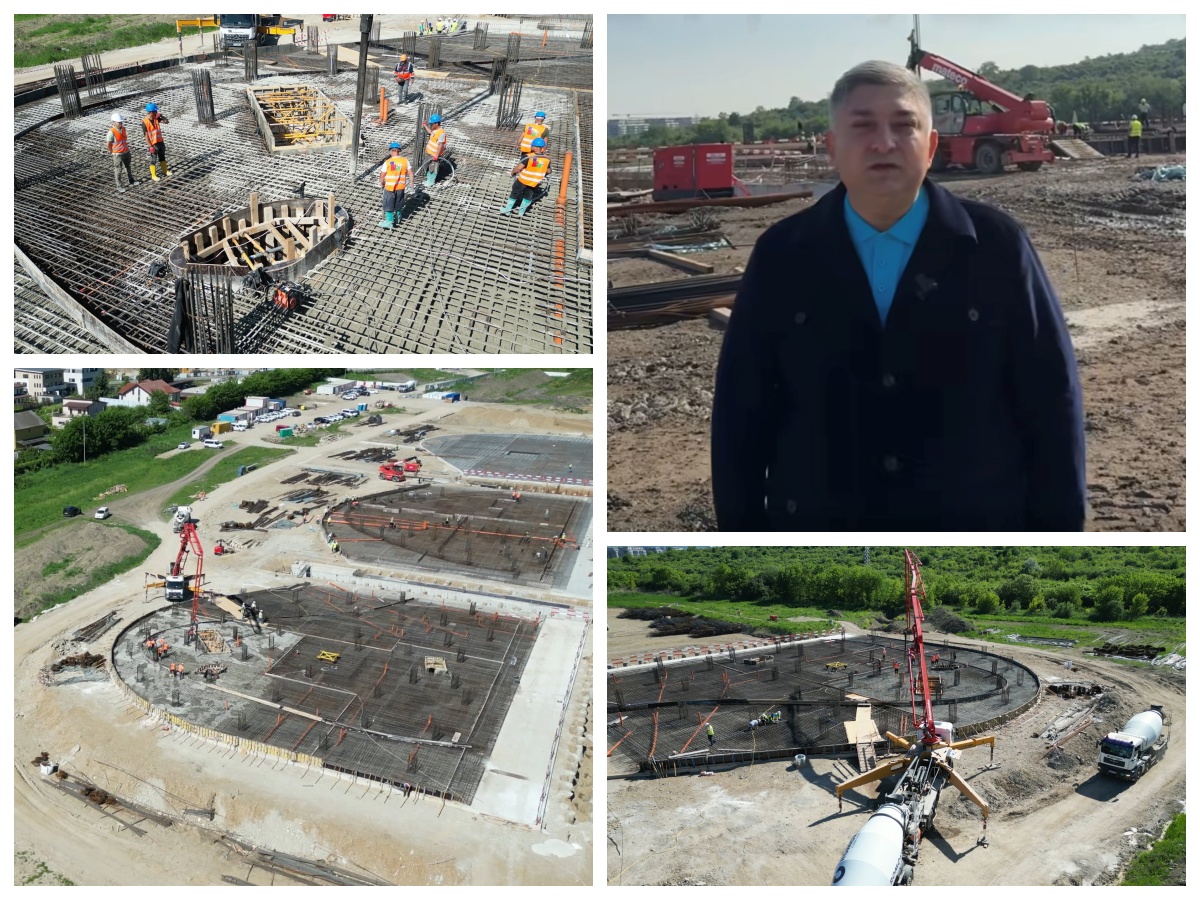 Lucrările la Spitalul Pediatric Monobloc intră într-o nouă etapă | Foto: Consiliul Județean Cluj / Captură de ecran Facebook