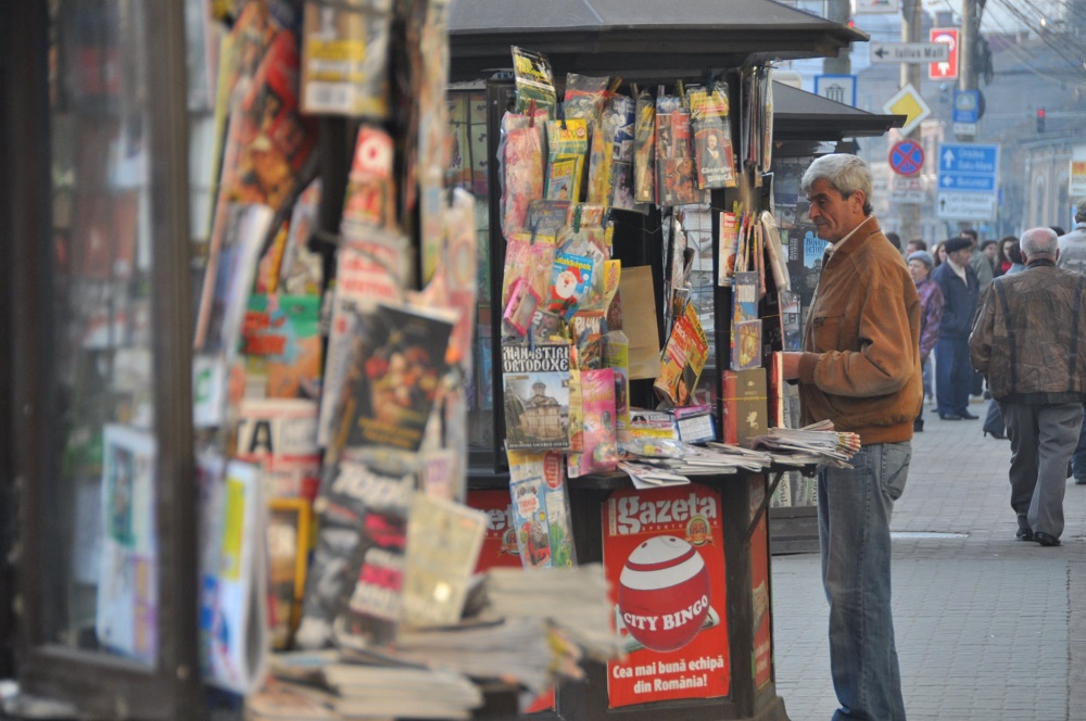 Chioșc de ziare în Cluj-Napoca| Foto: monitorulcj.ro / Fotografie ilustrativă