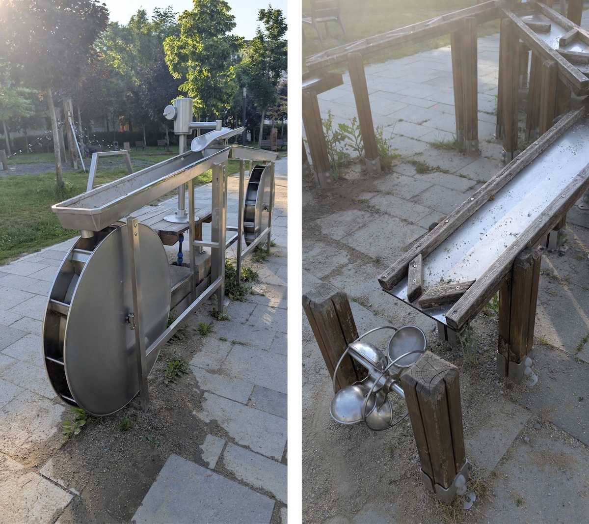Cetățenii se plâng de jocurile cu apă și fântâna cu jeturi din Parcul Între Lacuri | Foto: cititor monitorulcj.ro