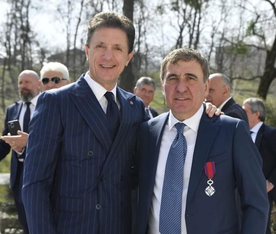 Gică Popescu (stânga) și Gică Hagi