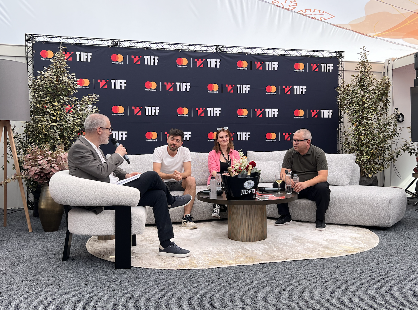 Discuție cu haz la TIFF.25. De la stânga la dreapta: Mihnea Măruță