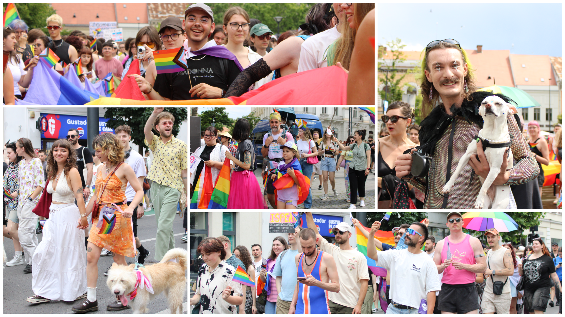 Pride Cluj 2026 a adunat sute de participanți în centrul orașului / Foto: Mădălina Ivan- monitorulcj.ro