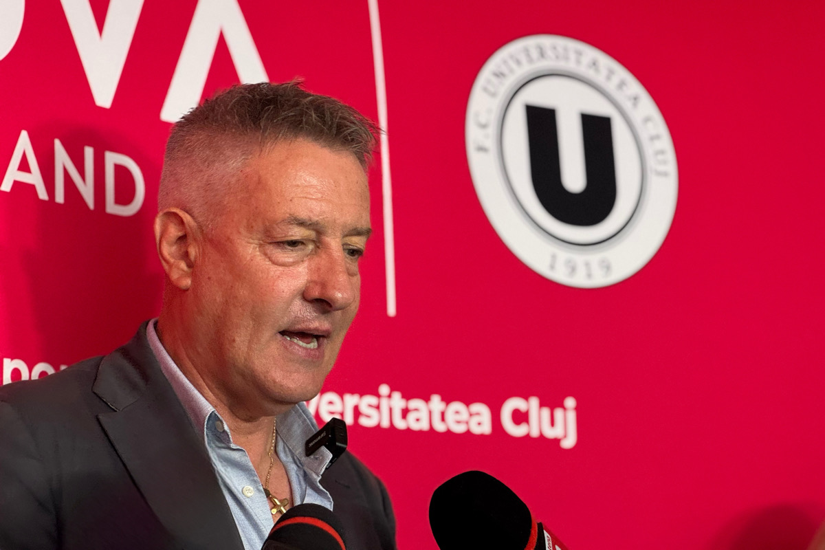 Bergodi a anunțat că „U” Cluj va mai transferat un atacant în această perioadă de mercato / Foto: Valentina PRELIPCEAN
