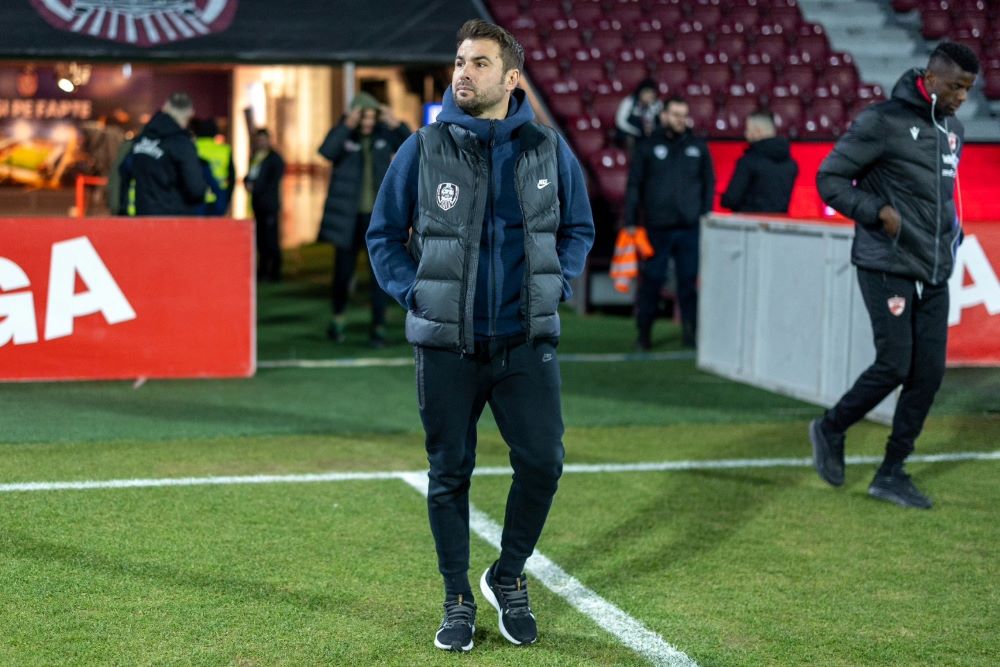 Adrian Mutu a fost antrenor la CFR Cluj între ianuarie - aprilie 2024 / Foto: CFR 1907 Cluj Facebook