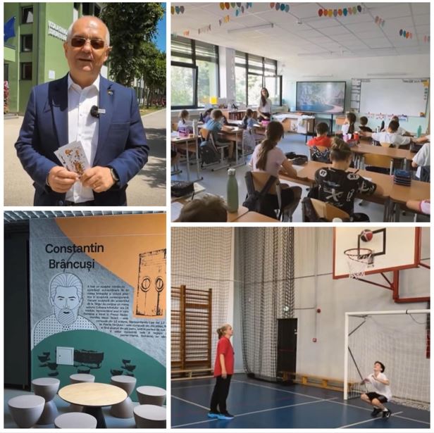 Peste 800 de elevi vor începe anul școlar într-un spațiu modern de studiu: Investiție de peste 3 milioane de euro la școala gimnazială „Constantin Brâncuși”|Foto: Emil Boc - Facebook