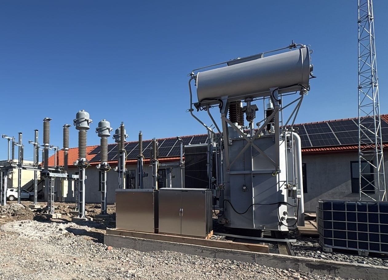 Lucrările au depășit 70% la stația de transformare din Someșeni | Foto: Distribuție Energie Electrică România (DEER)