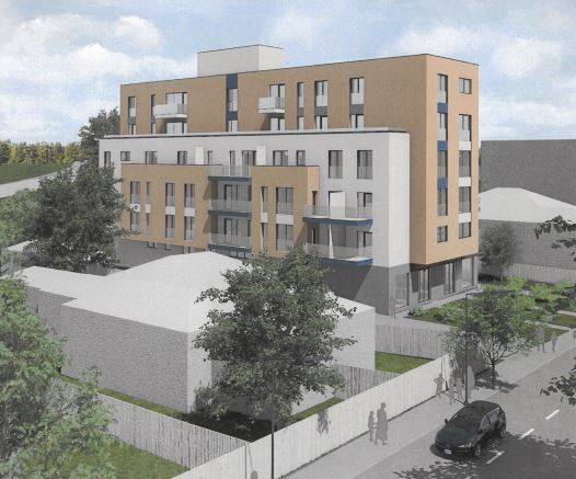 Un bloc cochet cu 5 etaje și 38 de apartamente