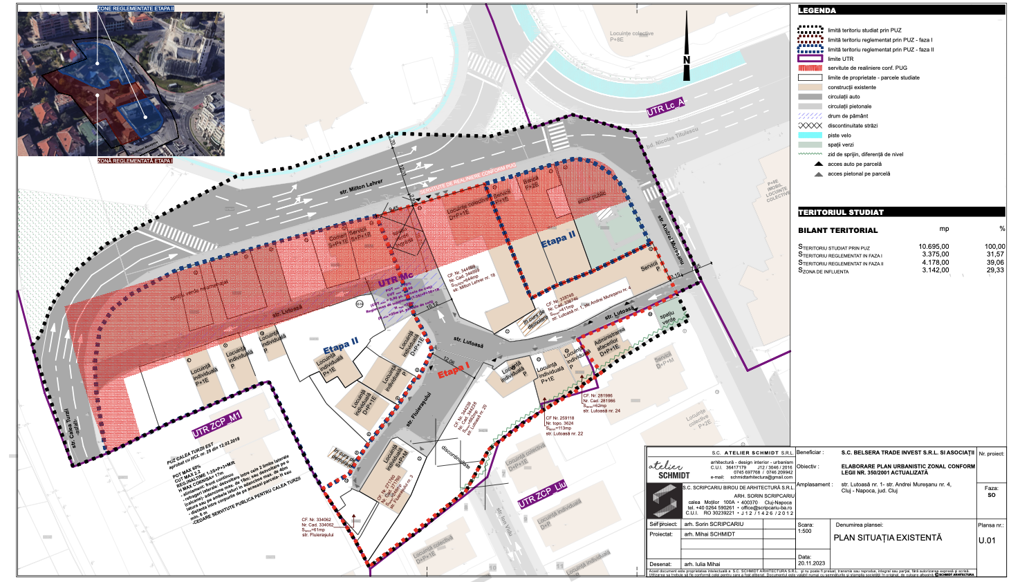 Un nou PUZ propune restructurarea unei zone din apropierea Pieței Cipariu