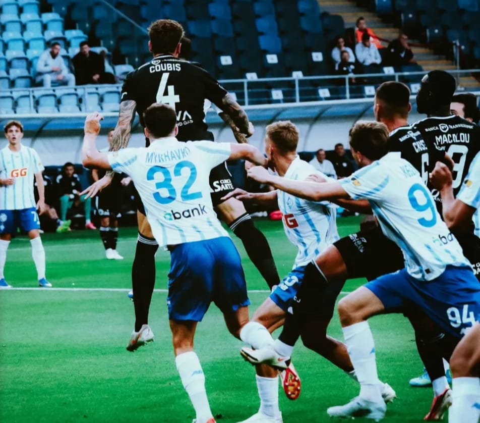 Universitatea Cluj a încheiat la egalitate meciul tur cu Dinamo Kiev / Foto: FC Universitatea Cluj Facebook
