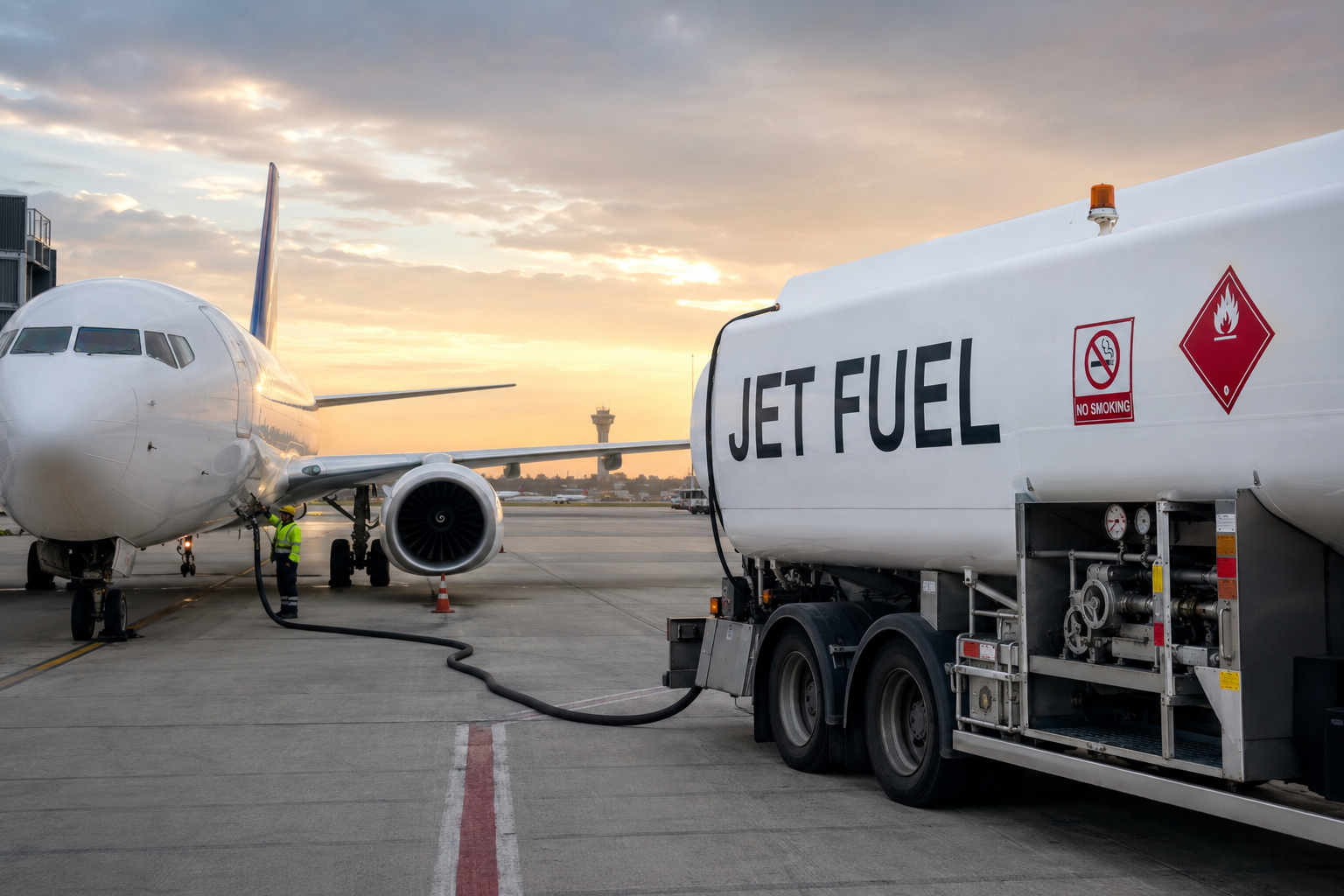 Companiile aeriene din Europa dispun de rezerve de combustibil pentru avioane suficiente pentru mai puțin de 30 de zile. | Imagine generată cu ajutorul AI