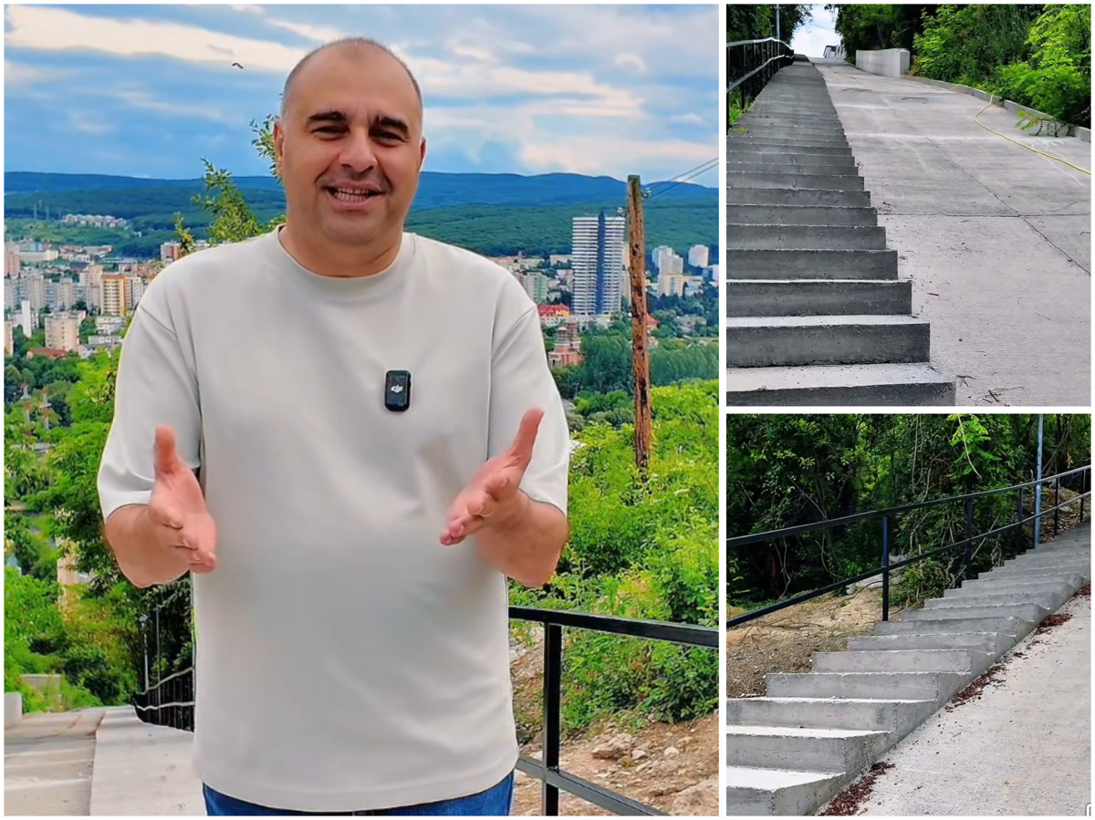 Primăria Cluj-Napoca a amenajat o nouă legătură pietonală în cartierul Grigorescu